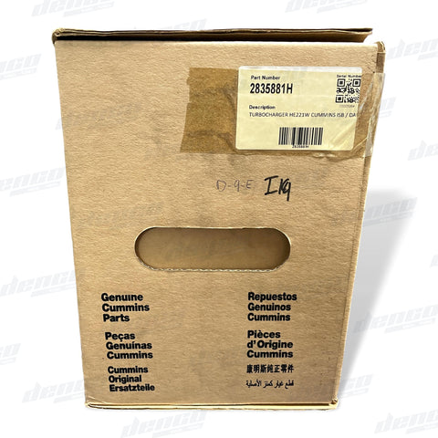 2835881H Turbocharger He221W Cummins / Daf Isb Marine Highway (Euro 4) Genuine Oem Turbochargers