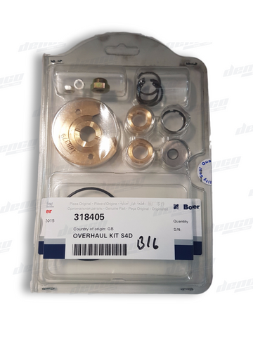 318405 Turbocharger Repair Kit (Overhaul Kit) S4d 318405 Turbocharger Repair Kit (Overhaul Kit) S4d