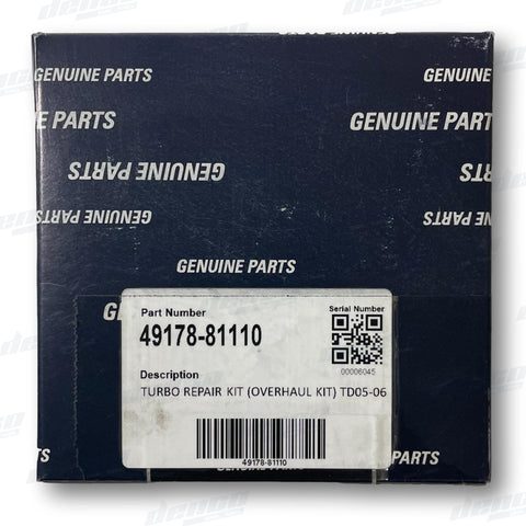 49178-81110 Turbo Repair Kit (Overhaul Kit) Td05-06 49178-81110 Turbo Repair Kit (Overhaul Kit) Td05-06