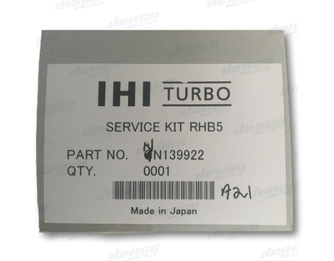 NN139922 TURBO REPAIR KIT (OVERHAUL KIT) RHB5 7.00MM LONG NN139922 TURBO REPAIR KIT (OVERHAUL KIT) RHB5 7.00MM LONG
