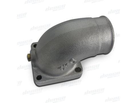 TDM252 - Cast Alloy 4 bolt inlet turbo manifold adapter elbow - 90° bend TDM252 - Cast Alloy 4 bolt inlet turbo manifold adapter elbow - 90° bend