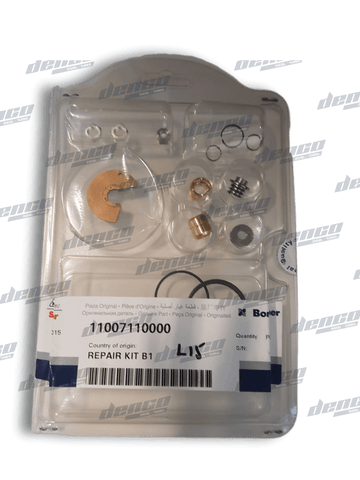 11007110000 TURBOCHARGER REPAIR KIT (OVERHAUL KIT) B1 11007110000 TURBOCHARGER REPAIR KIT (OVERHAUL KIT) B1