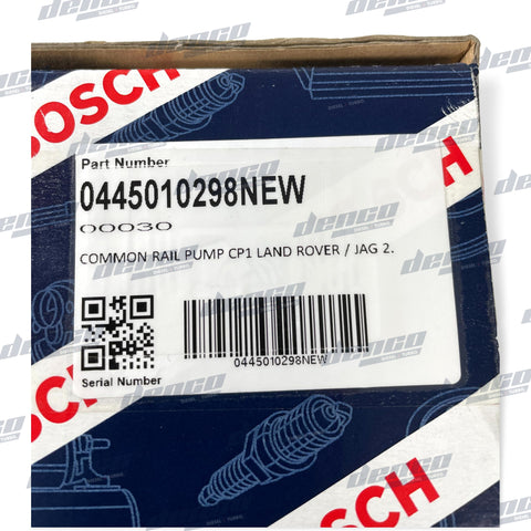 0445010298 New Exchange Bosch Fuel Pump Common Rail Cp1 Land Rover / Jag 2.2L (Engine Code 224Dt)