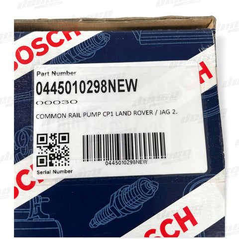 0445010298 New Exchange Bosch Fuel Pump Common Rail Cp1 Land Rover / Jag 2.2L (Engine Code 224Dt)