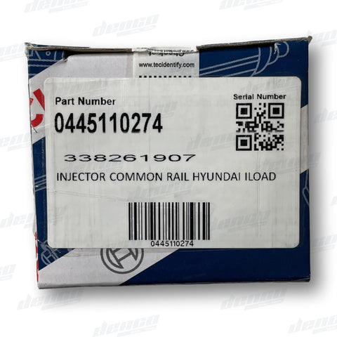 0445110274 Injector Common Rail Hyundai I-Load / Imax Kia Sorento 2.50Ltr Injectors