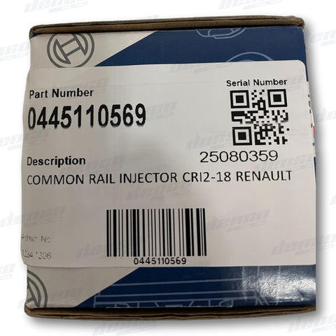 0445110569 Bosch Common Rail Injector Cri2-18 Renault Injectors