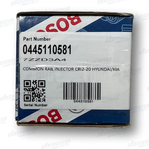 0445110581 Bosch Common Rail Injector Cri2 - 20 Hyundai / Kia 2.0L Injectors