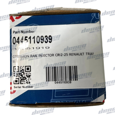 0445110939 Bosch Injector Common Rail Suit Renault Trafic Iii / Mitsubishi Express 2.0L Injectors