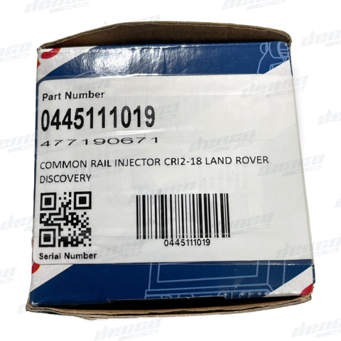 0445111019 Bosch Injector Common Rail Cri2-18 Land Rover Discovery Sport 2.0L Td4 / Range Evoque