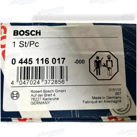 0445116017 NEW BOSCH COMMON RAIL INJECTORS HYUNDAI / KIA 2.2L & 2.0L (ENGINE D4HB / D4HA) COMMON RAIL INJECTORS