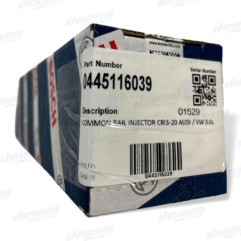 0445116039 Common Rail Cri3-20 Audi / Volkswagen 3.0Ltr Injectors