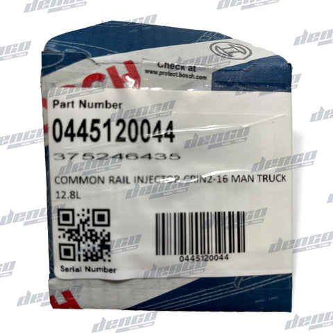 0445120044 Bosch Common Rail Injector Crin2-16 Man Truck 12.8L (Engine D2876) Injectors