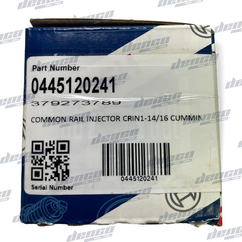 0445120241 Common Rail Injector Crin1-14/16 Cummins Injectors
