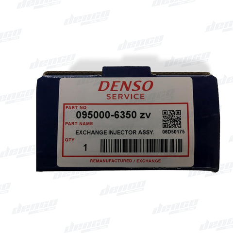 095000-6350 Denso Common Rail Injector Kobelco Excavator (Hino J05e-Ta Engine) - COMMON RAIL INJECTORS
