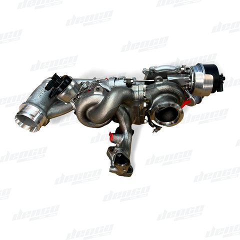 10009880383 BI-TURBO R2S (B01V + B03G) VOLKSWAGEN T6 TRANSPORTER 2.0L TDI - GENUINE OEM TURBOCHARGERS