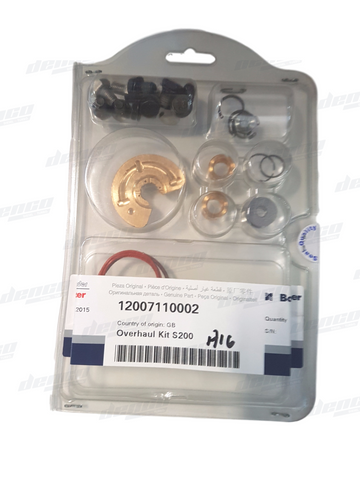 12007110002 Turbo Service Kit (Overhaul Kit)  B2