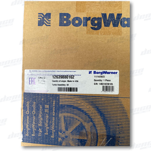 12639880162 Turbocharger B2Uv Doosan Excavator (Dl08 Engine) Genuine Oem Turbochargers