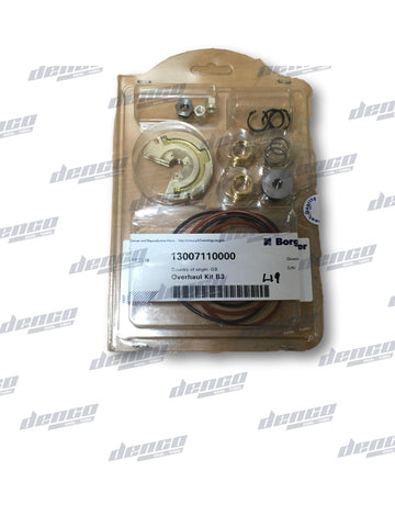 13007110000 TURBO REPAIR KIT (OVERHAUL KIT)  B3