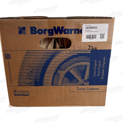 13879980103 Turbocharger B3G Mtu-Ddc Industrial (Engine Om471La-Tier 4) 12.81Ltr Genuine Oem