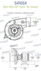 14969880001 Turbocharger Airwerks S410Sx Performance Upgrade C15 / C16 Cat Genuine Oem Turbochargers