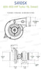 14969880001 Turbocharger Airwerks S410Sx Performance Upgrade C15 / C16 Cat Genuine Oem Turbochargers
