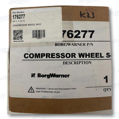 176277 Borgwarner Compressor Wheel S410 Turbo