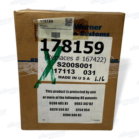 178159 Turbo Core Assembly S200 Caterpillar
