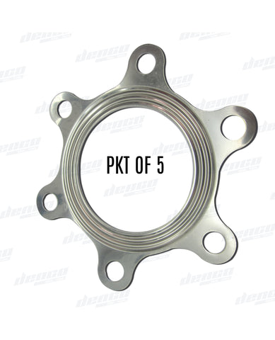 2405107 Steel Gasket 6 Bolt K27 Mercedes Benz Exhaust Outlet (Pkt Of 5)