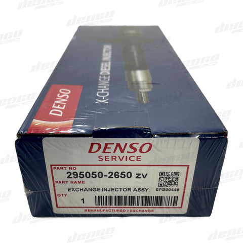 カーキ08式 295050-2650 GENUINE DENSO COMMON RAIL INJECTOR HINO (ENGINE