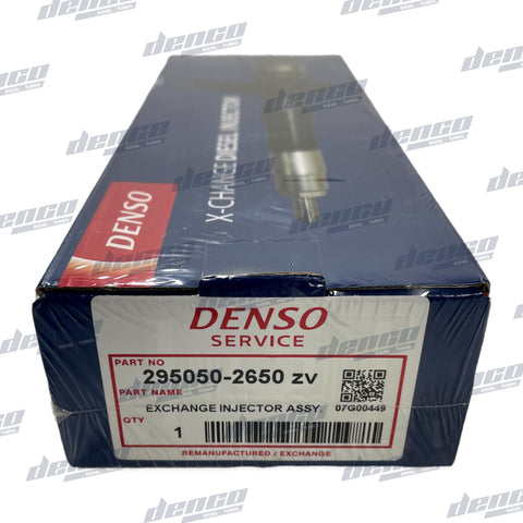 295050-2650 Genuine Denso Common Rail Injector Hino (Engine J08E) 500 Series Injectors
