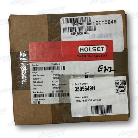 3599649H Compressor Wheel