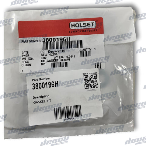 Holset Turbo Gasket Kit He500Wg H2 Hx40 Hx50 He400 He500 (3800196H) Turbocharger Accessories