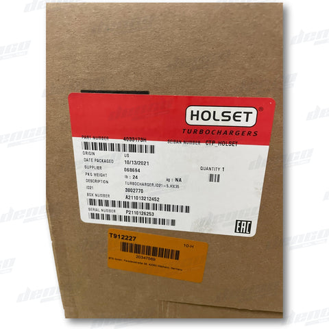 4033173H Turbocharger Hx35 Case / Hyundai New Holland 5.9L (Cummins Engine 6Bt) Genuine