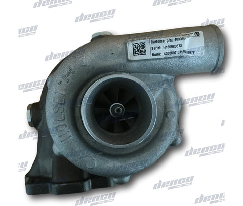 4033697 RECONDITIONED TURBOCHARGER H2A PERKINS MARINE T6.354.4 (OBSOLETE)