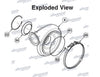 4034022H Compressor Housing Kit He500Vg / Hy55V Iveco Stralis Cursor 13 Euro 3 Turbocharger