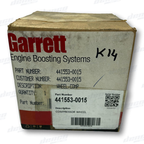 441553-0015 Garrett Compressor Wheel Suit Caterpillar Turbo