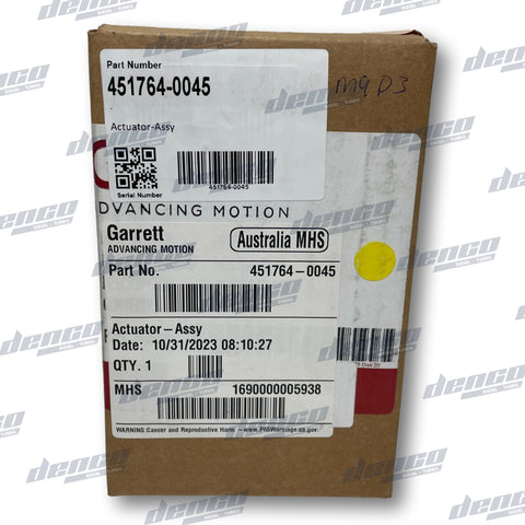 451764-0045 Garrett Wastegate Actuator Assembly Turbocharger Accessories