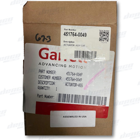 451764-0049 Garrett Wastegate Actuator Assembly Caterpillar Turbocharger Accessories