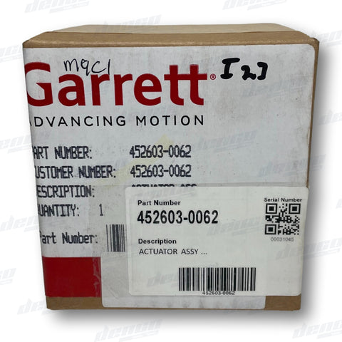 452603-0062 Turbo Actuator Assembly Garrett 21Psi Wastegate Actuators