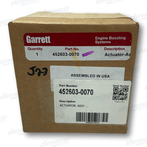 452603-0070 Turbo Actuator Assembly Garrett Wastegate Actuators