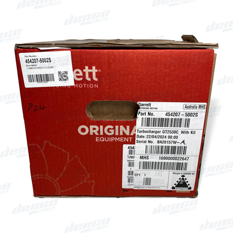 454207-5002S Turbocharger Gt2538C Mercedes Benz Sprinter 2.90Ltr (Engine Om602T1N) Genuine Oem