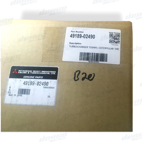 49189 02490 TURBOCHARGER TD04HL CATERPILLAR INDUSTRIAL / CONSTRUCTION S4K GENUINE OEM TURBOCHARGERS