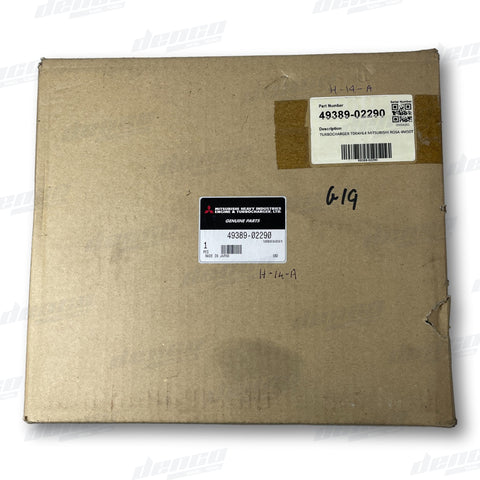 49389-02290 Turbocharger Td04Hl4 Mitsubishi Rosa Bus 4.9L (Engine 4M50T) Genuine Oem Turbochargers