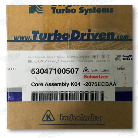 53047100507 Turbo Core Assembly K04 Suit Audi