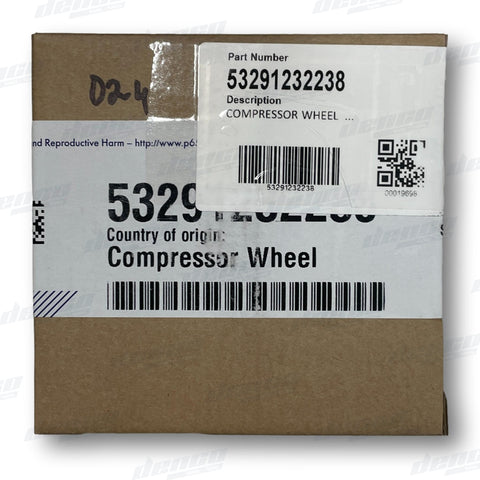 53291232238 Borgwarner Compressor Wheel Turbo