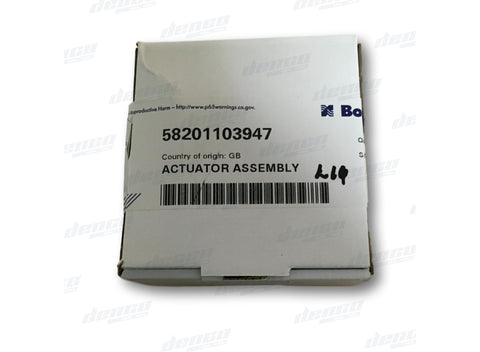 58201103947 SCHWITZER TURBO ACTUATOR 7.5 PSI TURBOCHARGER ACCESSORIES