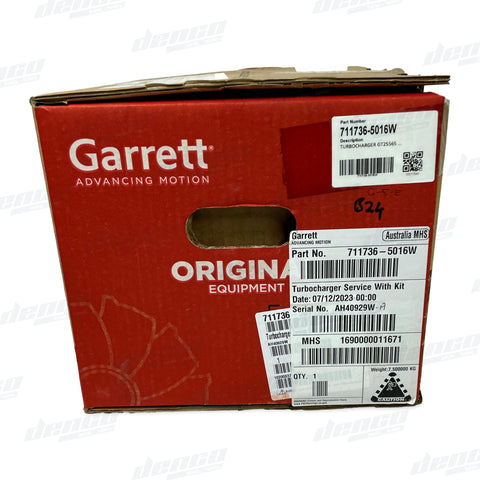 711736-5016W Turbocharger Gt2556S Perkins Construction 4.40Ltr (Engine Vista 4) Genuine Oem