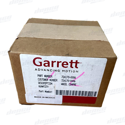 724170-0006 GARRETT COMPRESSOR WHEEL COMPRESSOR COVER