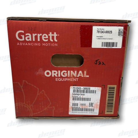 751243-5002S Turbocharger Gt2056Lv Nissan Pathfinder / Navara 2.5L (Engine Yd25Ddti Genuine Oem