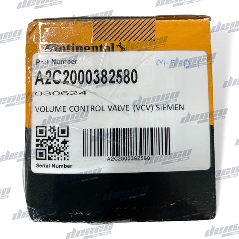 A2C2000382580 Volume Control Valve (Vcv) Siemens (Continental) Diesel Fuel Injection Parts